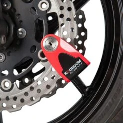 Antivol BLOQUE DISQUE ALARME SRA Rouge KOOROOM -Vélo Expert antivol bloque disque alarme sra rouge kooroom 2