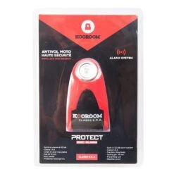 Antivol BLOQUE DISQUE ALARME SRA Rouge KOOROOM -Vélo Expert antivol bloque disque alarme sra rouge kooroom 3