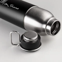 Elite BIDON VELO ISOTHERME ACIER INOX MIA THERMO 550ML NOIR -Vélo Expert bidon velo isotherme acier inox mia thermo 550ml noir 2