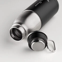 Elite BIDON VELO ISOTHERME ACIER INOX MIA THERMO 550ML NOIR -Vélo Expert bidon velo isotherme acier inox mia thermo 550ml noir 3