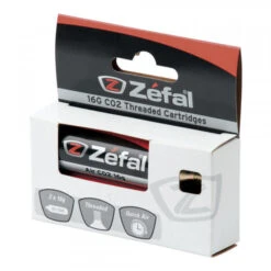 Blister 2 Cartouches CO2 Air Avec Vis Zefal 16 G
