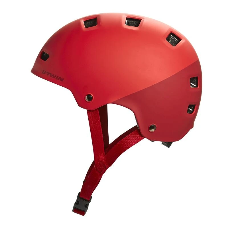 BTWIN CASQUE VELO ENFANT TEEN 520 ROUGE 8 BTWIN CASQUE VELO ENFANT TEEN 520 ROUGE – Image 6