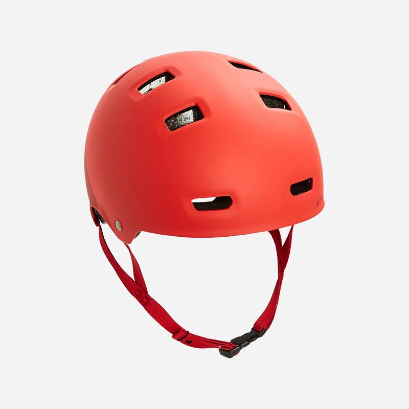 BTWIN CASQUE VELO ENFANT TEEN 520 ROUGE 3 BTWIN CASQUE VELO ENFANT TEEN 520 ROUGE