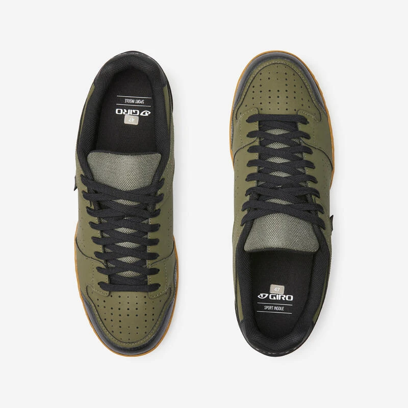 CHAUSSURES ALL MOUNTAIN POUR PEDALES PLATES GIRO TRACER KAKI 6 CHAUSSURES ALL MOUNTAIN POUR PEDALES PLATES GIRO TRACER KAKI – Image 4