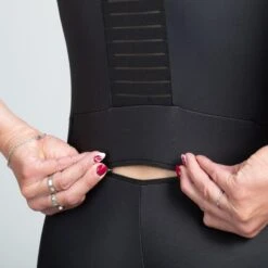 Collant Cyclosport Bretelles Quick-zip Femme -Vélo Expert collant cyclosport bretelles quick zip femme 4