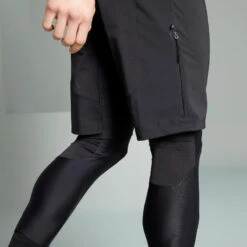 Rockrider COMBO SHORT / SOUS SHORT, 2 EN 1, DE VELO VTT EXPL 500 HOMME NOIR -Vélo Expert combo short sous short 2 en 1 de velo vtt expl 500 homme noir 6