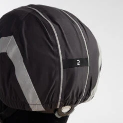 BTWIN COUVRE CASQUE IMPERMEABLE - VISIBILITE NUIT 940 NOIR -Vélo Expert couvre casque impermeable visibilite nuit 940 noir 4