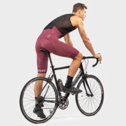 Cuissard Vélo Court Homme Cyclisme BX Bionaz Bordeaux -Vélo Expert cuissard velo court homme cyclisme bx bionaz bordeaux 3