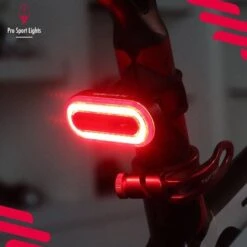Feu Arrière Rouge - Rechargeable Par USB - Feu De Vélo LED -Vélo Expert feu arriere rouge rechargeable par usb feu de velo led 3