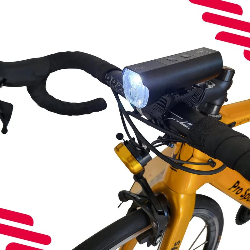 Feux De Vélo USB Rechargeable - 1300 & 120 Lumen 7 Feux De Vélo USB Rechargeable - 1300 & 120 Lumen – Image 5