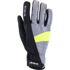 WOWOW Gants De Vélo Coupe-vent Fluo Taille XL - Gants De Vélo 2.0 Réfléchissants
