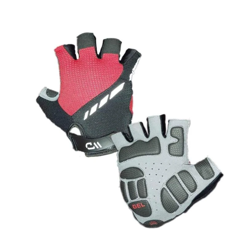 Gants Vélo PERFORMANCE GEL Rouge/noir 3 Gants Vélo PERFORMANCE GEL Rouge/noir