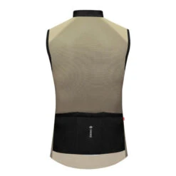 Gilet Vélo Coupe-vent Homme Cyclisme V1 Foraker Beige -Vélo Expert gilet velo coupe vent homme cyclisme v1 foraker beige 1
