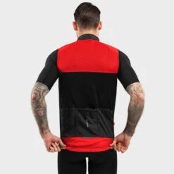 Gilet Vélo Coupe-vent Homme Cyclisme V1 Richmond Noir -Vélo Expert gilet velo coupe vent homme cyclisme v1 richmond noir 1