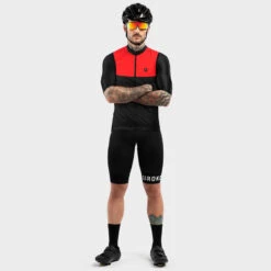 Gilet Vélo Coupe-vent Homme Cyclisme V1 Richmond Noir -Vélo Expert gilet velo coupe vent homme cyclisme v1 richmond noir 3