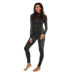 Heatkeeper Sous Vetement Thermique Ensemble Ski Femme Premium Noir -Vélo Expert heatkeeper sous vetement thermique ensemble ski femme premium noir 1