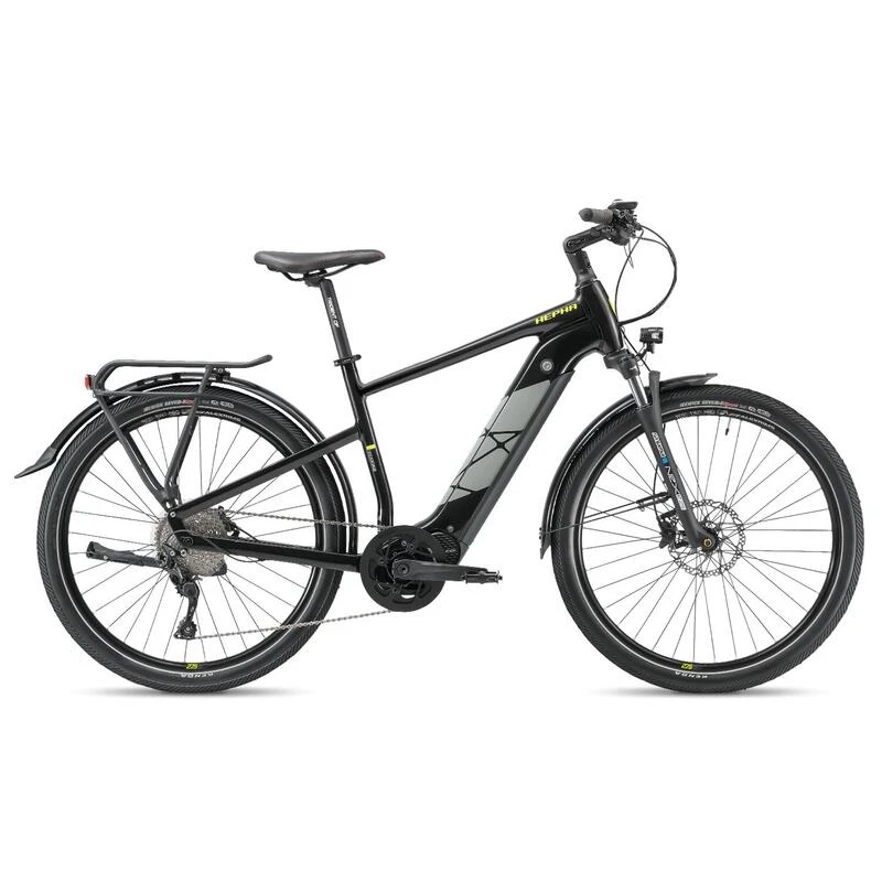 HEPHA E-bike Trekking 7 Long Range 708Wh 80Nm Vélo électrique Highstep Noir 3 HEPHA E-bike Trekking 7 Long Range 708Wh 80Nm Vélo électrique Highstep Noir