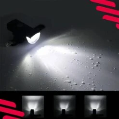 Kit D'éclairage LED Pour Vélo - Rechargeable Par USB - 300 Et 120 Lumens -Vélo Expert kit declairage led pour velo rechargeable par usb 300 et 120 lumens 5
