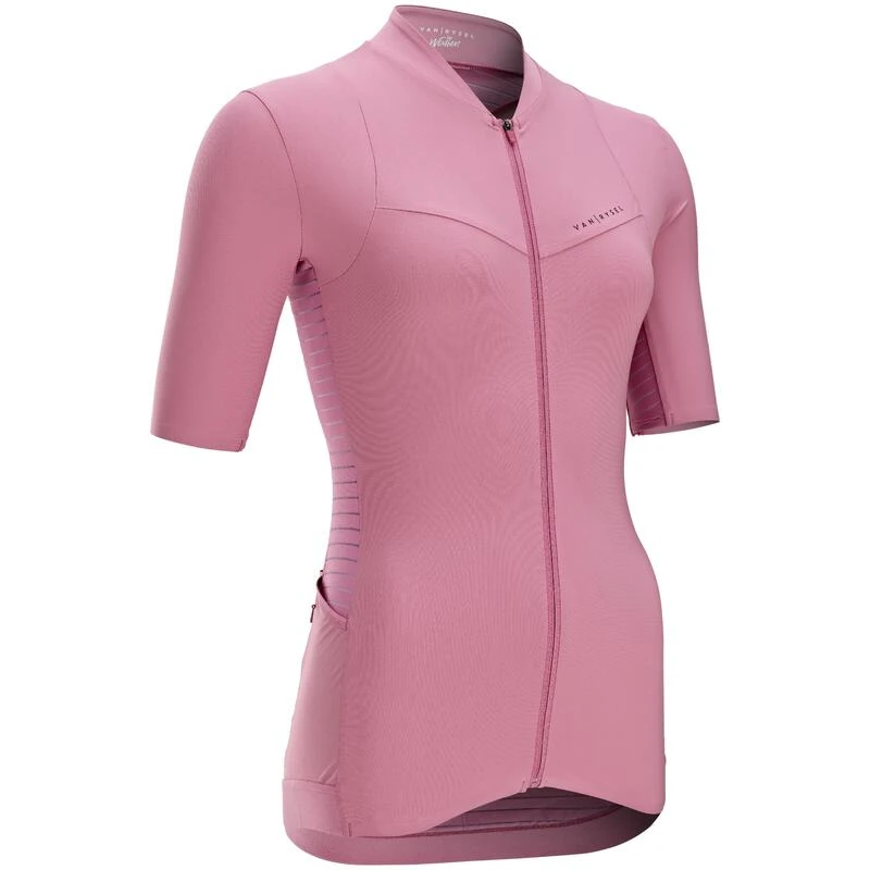 Maillot De Vélo De Route Manches Courtes été Femme - Endurance Vieux Rose 3 Maillot De Vélo De Route Manches Courtes été Femme - Endurance Vieux Rose