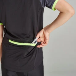 BTWIN Maillot Manches Courtes Vélo Enfant 500 Noir Et Jaune -Vélo Expert maillot manches courtes velo enfant 500 noir et jaune 2