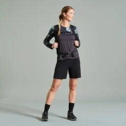 Rockrider MAILLOT MANCHES LONGUES VELO VTT EXPL 500 FEMME NOIR VERT -Vélo Expert maillot manches longues velo vtt expl 500 femme noir vert 2