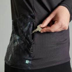 Rockrider MAILLOT MANCHES LONGUES VELO VTT EXPL 500 FEMME NOIR VERT -Vélo Expert maillot manches longues velo vtt expl 500 femme noir vert 8