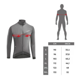 Rockrider MAILLOT Manches Longues Vélo VTT XC Mi Saison Homme Rouge -Vélo Expert maillot manches longues velo vtt xc mi saison homme rouge 5