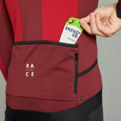 Rockrider MAILLOT Manches Longues Vélo VTT XC Mi Saison Homme Rouge -Vélo Expert maillot manches longues velo vtt xc mi saison homme rouge 6