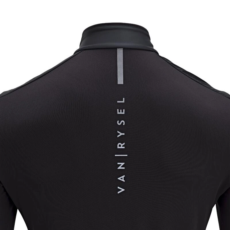 MAILLOT VELO ROUTE MANCHES LONGUES MI-SAISON HOMME - RC500 SHIELD NOIR 7 MAILLOT VELO ROUTE MANCHES LONGUES MI-SAISON HOMME - RC500 SHIELD NOIR – Image 5