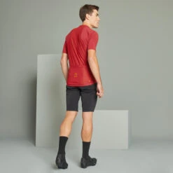 Rockrider Maillot VTT Manches Courtes Race 700 Rouge -Vélo Expert maillot vtt manches courtes race 700 rouge 7