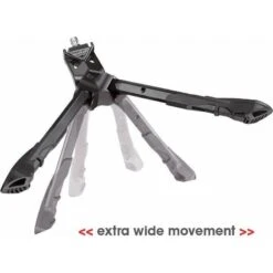 Ursus Pied Central Jumbo 2 Pattes 30cm - Noir -Vélo Expert pied central jumbo 2 pattes 30cm noir 3