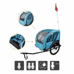 REMORQUE KID AVENTURE ADD ONE -Vélo Expert remorque kid aventure add one 2