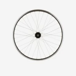 Vélo Expert 59 Rockrider ROUE VTT AVANT 26" DOUBLE PAROI FREINAGE DISQUE/V-BRAKE ET ATTACHE RAPIDE