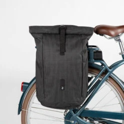 BTWIN SAC A DOS VELO POUR PORTE BAGAGES DOUBLE 27 LITRES REFLECTIF 18 BTWIN SAC A DOS VELO POUR PORTE BAGAGES DOUBLE 27 LITRES REFLECTIF -Vélo Expert sac a dos velo pour porte bagages double 27 litres reflectif 6
