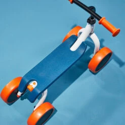 BTWIN Seconde Vie - PORTEUR EVOLUTIF DRAISIENNE 2EN1 - BLANC/ORANGE - EXCELLENT -Vélo Expert seconde vie porteur evolutif draisienne 2en1 blancorange excellent 4