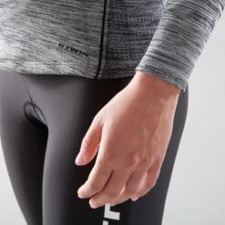 Sous-vêtement Vélo Manches Longues Femme 500 Noir 21 Sous-vêtement Vélo Manches Longues Femme 500 Noir -Vélo Expert sous vetement velo manches longues femme 500 noir 9