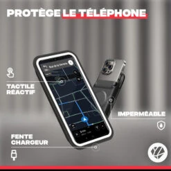 Shapeheart Support Porte Téléphone Pour Guidon De Vélo (Téléphone 2XL) -Vélo Expert support porte telephone pour guidon de velo telephone 2xl 2