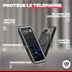 Shapeheart Support Porte Téléphone Pro Pour Guidon De Vélo (Téléphone 2XL) -Vélo Expert support porte telephone pro pour guidon de velo telephone 2xl 2