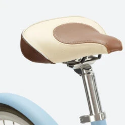 VÉLO DE VILLE ELECTRIQUE 330w - PNEUS 700c - LÉGER 18kg - CONFORT BLEU CLAIR -Vélo Expert velo de ville electrique 330w pneus 700c leger 18kg confort bleu clair 3