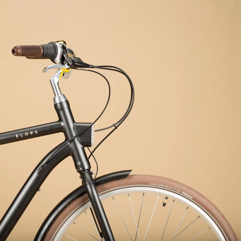 VELO DE VILLE ELOPS 900 Cadre Haut ALUMINIUM Noir 11 VELO DE VILLE ELOPS 900 Cadre Haut ALUMINIUM Noir – Image 9