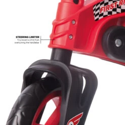 POLISPORT Vélo D'équilibre - Vélo D'apprentissage Pour Enfants Rouge Et Noir -Vélo Expert velo dequilibre velo dapprentissage pour enfants rouge et noir 2