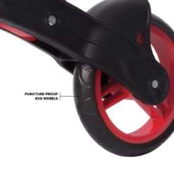 POLISPORT Vélo D'équilibre - Vélo D'apprentissage Pour Enfants Rouge Et Noir -Vélo Expert velo dequilibre velo dapprentissage pour enfants rouge et noir 3