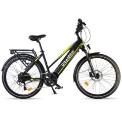 Vélo Expert 39 Vélo Électrique Urbanbiker VTC Viena Jaune, Roues 26",960Wh (48v 20Ah)