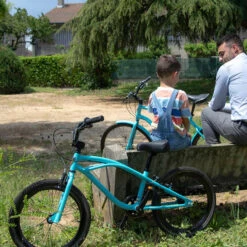 VÉLO ENFANT JUNIOR STYLE BMX - BLEU LAGON -Vélo Expert velo enfant junior style bmx bleu lagon 4