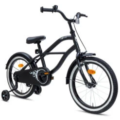 Vélo Enfant Nogan Rumble - 18 Pouces - Noir Mat -Vélo Expert velo enfant nogan rumble 18 pouces noir mat 1