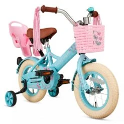 Vélo Enfant SuperSuper Little Miss - 12 Pouces - Turquoise -Vélo Expert velo enfant supersuper little miss 12 pouces turquoise 1