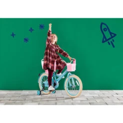 Vélo Enfant SuperSuper Little Miss - 12 Pouces - Turquoise -Vélo Expert velo enfant supersuper little miss 12 pouces turquoise 4