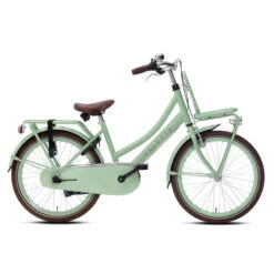 Vélo Enfant Valetta Cargo N3 - Filles - 22 Pouces - Vert Pastel
