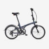 BTWIN VÉLO PLIANT FOLD 500 BLEU FONCE -Vélo Expert velo pliant fold 500 bleu fonce