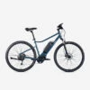 VÉLO TOUT CHEMIN ELECTRIQUE RIVERSIDE 540 E BLEU (BATTERIE NOIRE) -Vélo Expert velo tout chemin electrique riverside 540 e bleu batterie noire